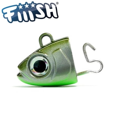 Fiiish Black Minnow №2 Jig Head 5.5g Zincky Khaki UV Джиг глава