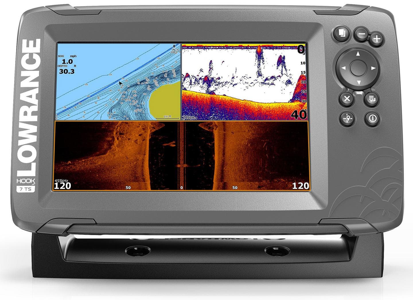 Lowrance Hook2 7 TripleShot Transducer Сонар | Fish24.bg