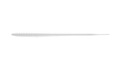 BASS SLIM FINNESE WORM 001-WHITE