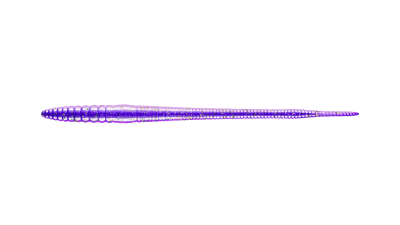 BASS SLIM FINNESE WORM 020-PURPLE-WITH-GOLD-GREEN-PEPPER