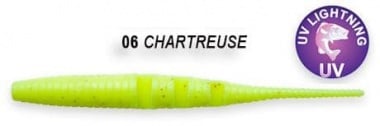 Crazy Fish POLARIS 10см Силиконова примамка 06 Chartreuse