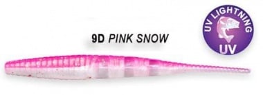 Crazy Fish POLARIS 10см Силиконова примамка 09D Pink Snow
