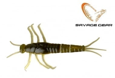 Savage Gear 3D PVC MAYFLY LOOSE BODY Силиконова примамка риболов