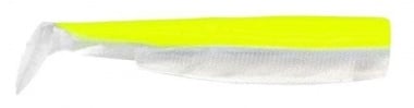Fiiish Black Minnow №6 20cm Силиконова примамка Fluo Yellow/White
