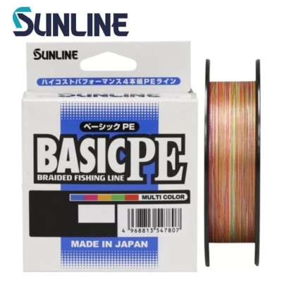 Sunline Basic PE HQ X4 Multi Color 200m Плетено влакно