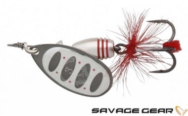 Savage Gear Rotex Spinner #1 Блесна Dirty Silver
