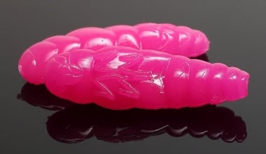 Libra Lures LARGO 30 Силиконова примамка ларва 019 Hot pink limited edition (вкус Рак)