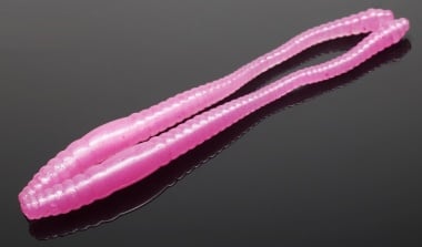 Libra Lures DYING WORM 80 Силиконова примамка червей 018 Pink Pearl (вкус Рак)