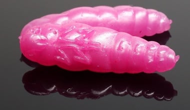 Libra Lures LARGO 35 Силиконова примамка ларва 018 Pink Pearl (вкус Рак)