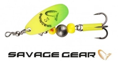 Savage Gear Caviar Spinner #4 14гр. Блесна 07-Yellow / Chartreuse
