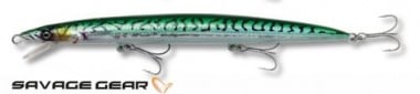 Savage Gear MAG Sandeel Jerk minnow 44gr Воблер Green mackerel PHP