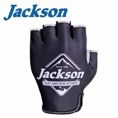 Jackson Sun Protect Fishing Gloves Black L/XL Ръкавици