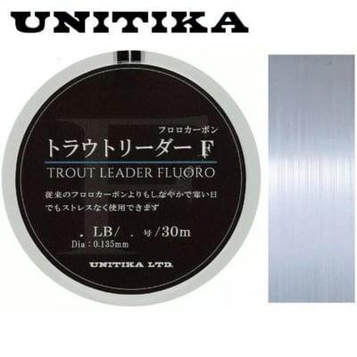 Unitika Trout Leader Fluoro 30m