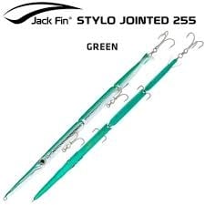 Jack Fin STYLO JOINTED 255mm. GREEN