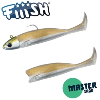 Jig Head 21g + 2 Lure Bodies 10cm - Kaki