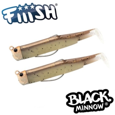 2 Jig Heads 16g + 2 Lure Bodies 12cm - Light Sand Goby