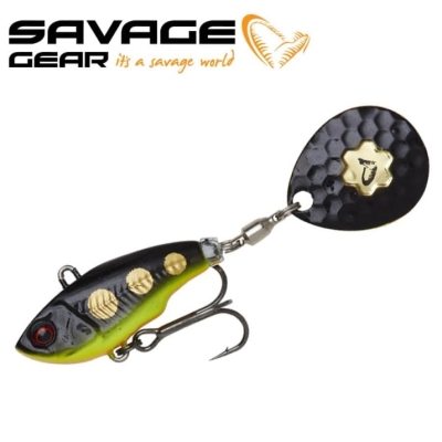 SG Fat Tail Spin 5.5cm 9g Sinking Black Magic