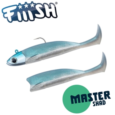 Jig Head 36g + 2 Lure Bodies 12.5cm - Pearl Blue
