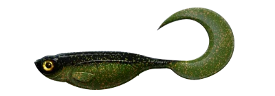 EMBRION TWIST TAIL 7" 132 - MOTOR OIL GREEN