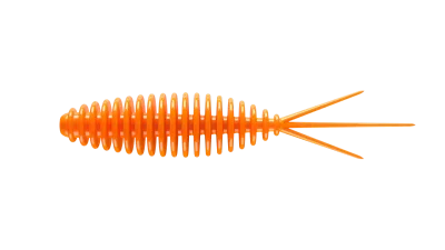 Libra Lures Turbo Worm 3.5cm Силиконова примамка 011 Hot Orange (вкус Сир.)