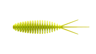 Libra Lures Turbo Worm 3.5cm Силиконова примамка 027 Apple Green (вкус Сир.)