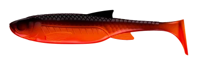 KRAKEN SHAD  5" (12.5см.) 011 - HOT ORANGE - NO SCENT