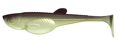 EMBRION SHAD 4" (10см.) 031 - OLIVE WHITEFISH - NO SCENT