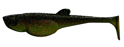 EMBRION SHAD 5" (12.5см.) 132 - MOTOR OIL GREEN - NO SCENT