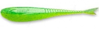 Crazy Fish GLIDER 5.5см FLOATING Силиконова примамка 7D Lime chart