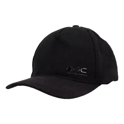 Golden Catch Cap Baseball Minimal Black