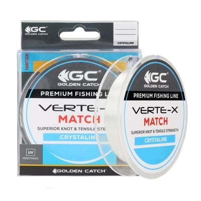 Golden Catch Nylon Line Verte-X Match 150m Crystaline