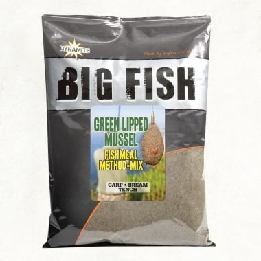 Dynamite Baits Big Fish - Green Lipped Mussel Method Mix Захранка