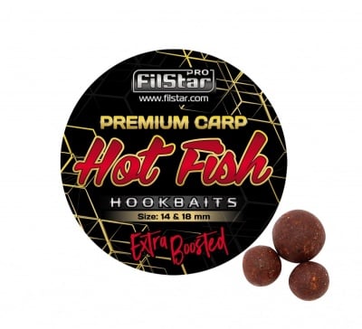 Filstar Hookbaits FilStar Premium Carp Топчета Hot Fish