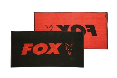 Fox Beach Towel Плажна кърпа Black/Orange