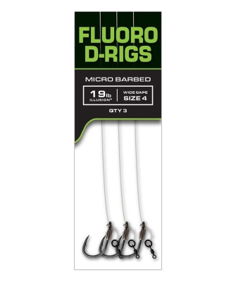 Fox Carp Ready Rigs Fluoro D-Rig Готов монтаж 