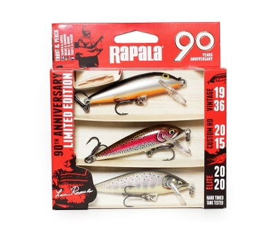Rapala 90 Anniversary - Countdown Mid Naturistic Юбилейно комбо 