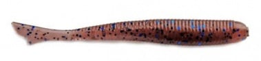 Bait Breath Fish Tail U30 Силиконова примамка Cinamon/Black-Blue Flake 5 cm