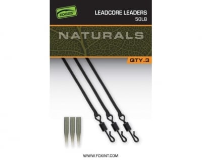 Fox Edges Naturals Leadcore Leaders