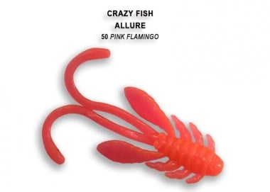 Crazy Fish ALLURE 4см. Силиконова примамка 50 Pink Flamingo