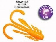 Crazy Fish ALLURE 5.2см. Силиконова примамка 77 Toxic Orange