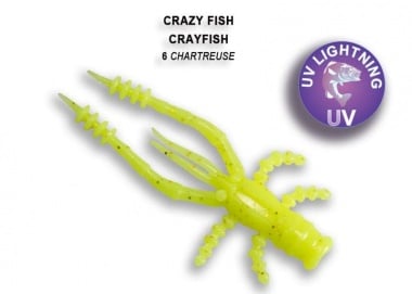 Crazy Fish 4.5см Силиконова примамка 06 Chartreuse