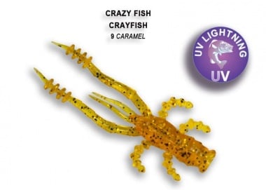 Crazy Fish 4.5см Силиконова примамка 09 Caramel