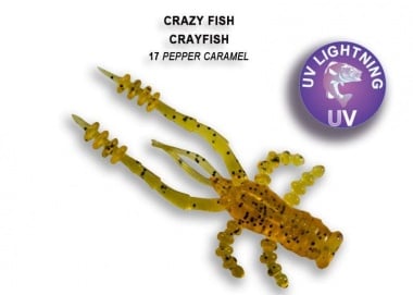 Crazy Fish 4.5см Силиконова примамка 17 Pepper Caramel