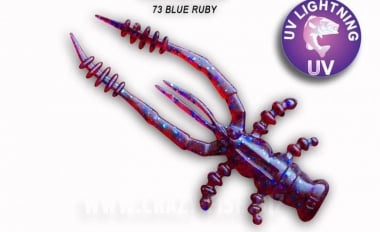 Crazy Fish 4.5см Силиконова примамка 73 Blue Ruby