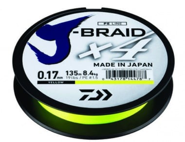 Daiwa J-Braid X4 YE Плетено влакно JBX4YE135-007
