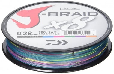 Daiwa J-Braid X8 Multi Плетено влакно JBRAID300-0.18