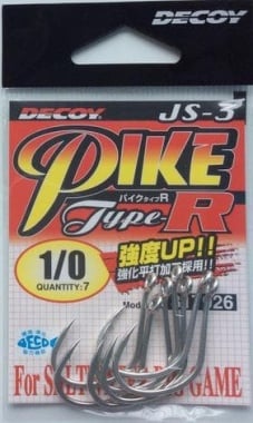Decoy Pike Type R JS-3 Единична кука PTR-1/0