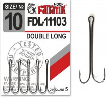 Fanatik Double Long FDL-11103 Двойни куки №10