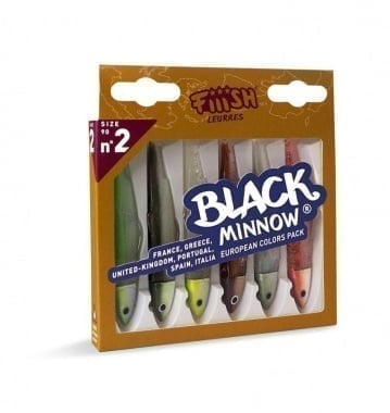Fiiish Black Minnow №2 Combo EU Color Pack - 9 cm, 10g Комплект