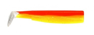 Fiiish Black Minnow №4, 14cm Силиконова примамка Orange/Yellow